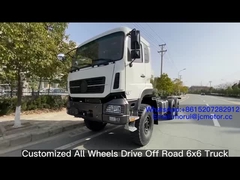 Dostosowana ciężarówka SKD 6 kół Diesel Power 6x6 Off Road Full Drive 6x6 25/39Ton Podwozie za cenę