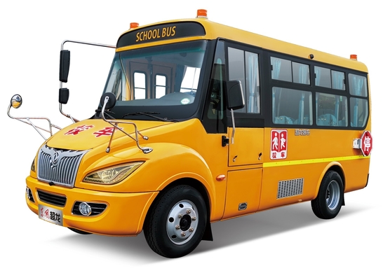Autobus szkolny dla dzieci 6m WEICHAI Diesel 120 KM Standardowy żółty autobus wahadłowy ABS
