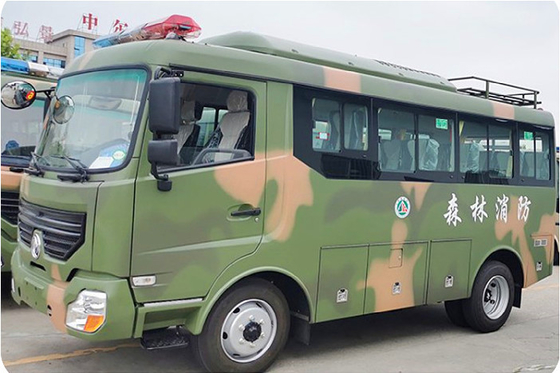 Diesel 170HP Power Custom Off Road Military Vehicles 4x4 Bus 6m Body 17 miejsc