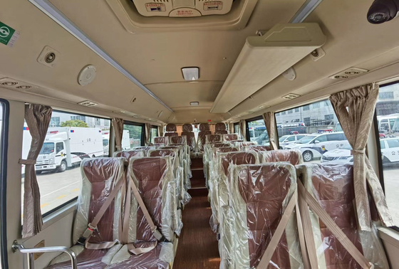 Diesel Coach Coaster Bus 30 miejsc Van Bus 140 KM Ręczna skrzynia biegów Klimatyzacja Lodówka