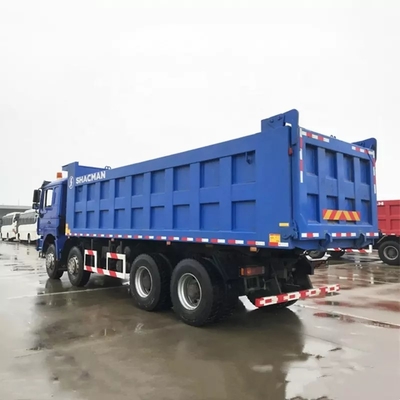 Heavy Duty Shacman F3000 8x4 Wywrotka Euro 2 Emisja 380 KM 10MT Diesel Wywrotki Hydrauliczne zawieszenie kabiny