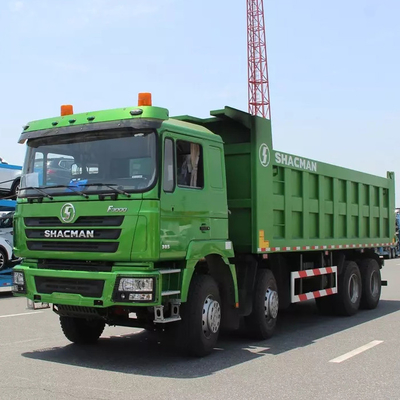 Heavy Duty Shacman F3000 8x4 Wywrotka Euro 2 Emisja 380 KM 10MT Diesel Wywrotki Hydrauliczne zawieszenie kabiny