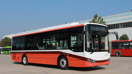 Elektryczne autobusy miejskie z kierownicą po prawej stronie Niskopodłogowy autobus 10,5 m New Energy 24-osobowy