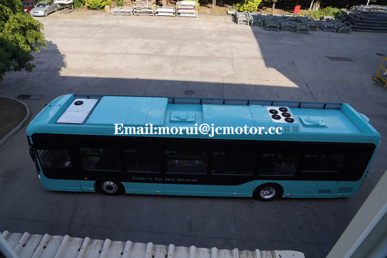 Europa Certyfikat WVTA Silnik z napędem bezpośrednim Elektryczny autobus miejski 29 miejsc Niskopodłogowy obszar dla wózków inwalidzkich