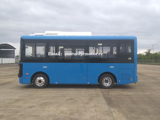 Last Mile 6m Mini Electric City Bus Zero Emission Standard UE Silnik z napędem bezpośrednim Moc szczytowa 160 kW
