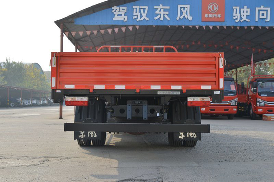 DongFeng DFAC 4x2 Column Plate Cargo Medium Truck 190HP Silnik YUCHAI Duża tonowa tylna oś