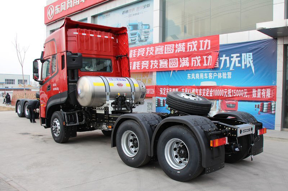LNG 6x4 Heavy Duty Ciągnik Ciężarowy 470 KM Masa trakcyjna 39,5 tony Transport logistyczny