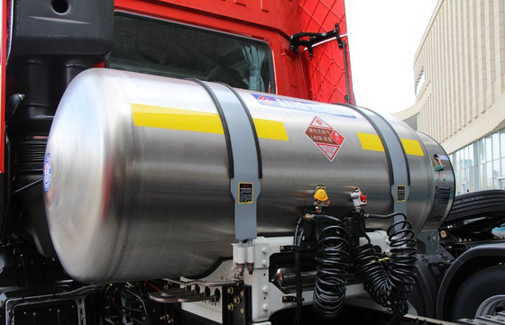 LNG 6x4 Heavy Duty Ciągnik Ciężarowy 470 KM Masa trakcyjna 39,5 tony Transport logistyczny