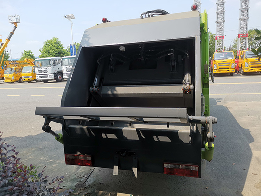4x2 koła Śmieciarka miejska 3300mm Rozstaw osi Śmieciarka do transportu śmieci