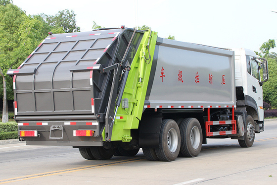 Ciężka komunalna ciężarówka sanitarna 6x4 18 Cbm Truck 10Ton Pojazdy do zbiórki odpadów