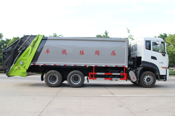 Ciężka komunalna ciężarówka sanitarna 6x4 18 Cbm Truck 10Ton Pojazdy do zbiórki odpadów