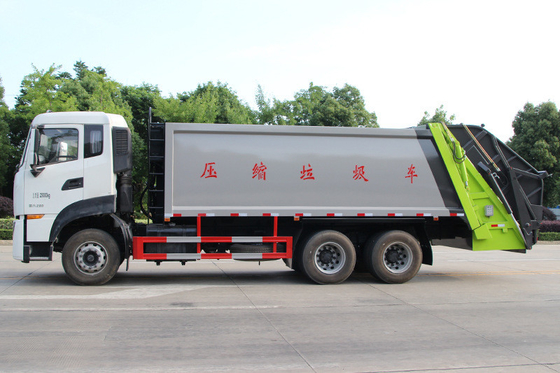Ciężka komunalna ciężarówka sanitarna 6x4 18 Cbm Truck 10Ton Pojazdy do zbiórki odpadów