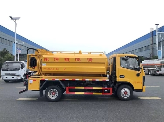 3308mm Rozstaw osi Miejska ciężarówka sanitarna 6MT Odkurzacz do ścieków