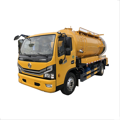 Dongfeng Odsysanie ścieków Miejska ciężarówka sanitarna 9,5 Cbm 4 ton ładunku