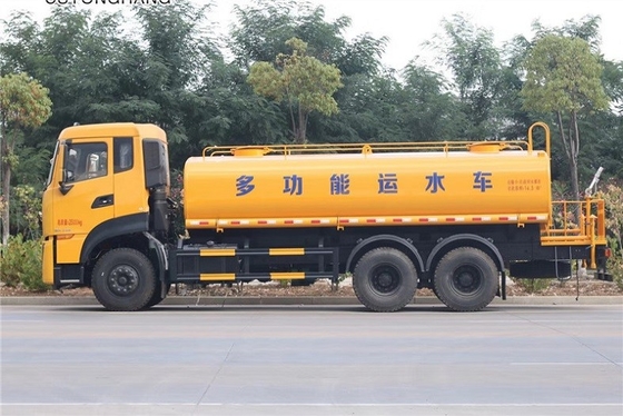 Ciężki 6x4 290HP Miejski wózek sanitarny Instrukcja 9MT 20cbm Pojazd tryskaczowy