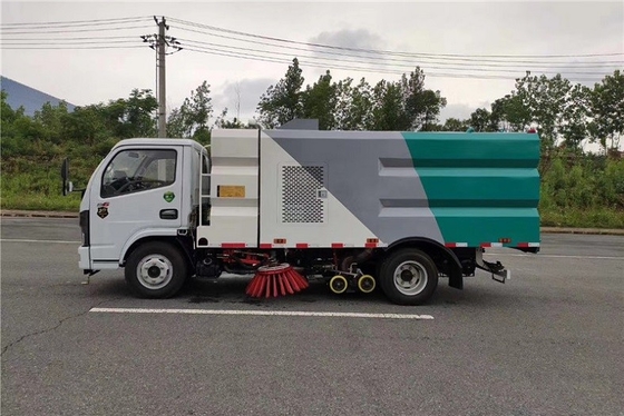 Diesel Miejski samochód sanitarny 4x2 130 KM Rozstaw osi 3300mm Street Sweeper Truck