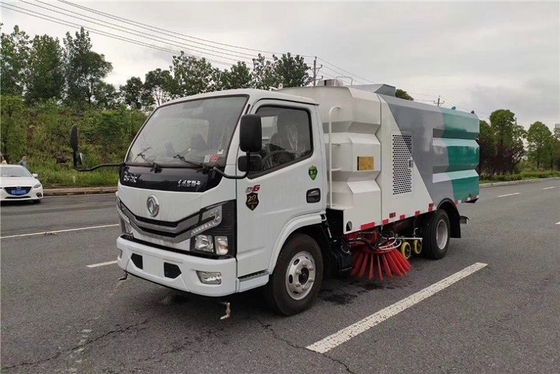 Diesel Miejski samochód sanitarny 4x2 130 KM Rozstaw osi 3300mm Street Sweeper Truck
