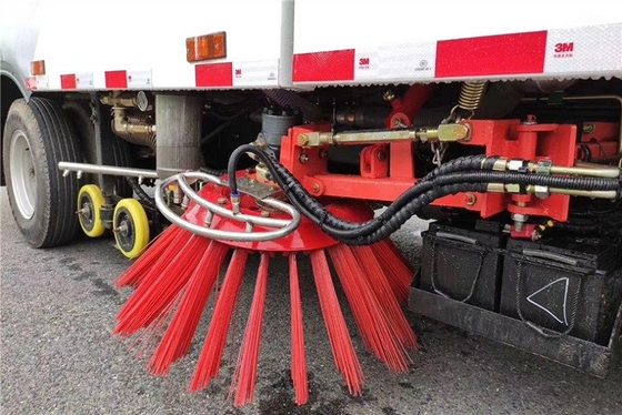 Diesel Miejski samochód sanitarny 4x2 130 KM Rozstaw osi 3300mm Street Sweeper Truck