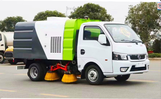 4x2 Wheel Miejski samochód sanitarny Benzyna Moc 113 KM Mini zamiatarka drogowa