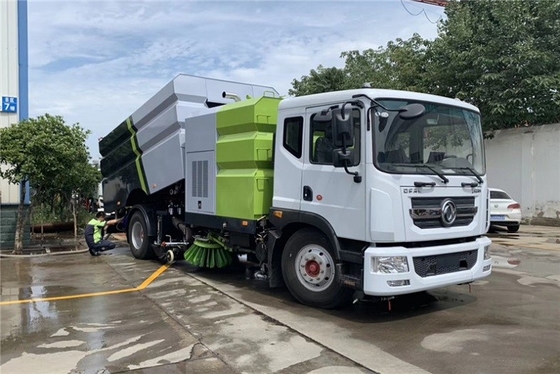 Zamiatarka do czyszczenia Miejska ciężarówka sanitarna Silnik wysokoprężny 4x2 8m 200 KM