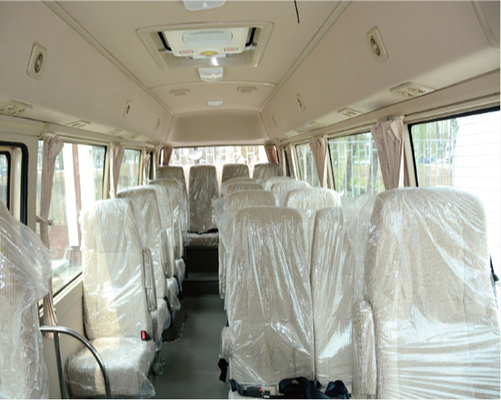 Power Doors Coaster Buses 7M Business Diesel 10 - 23 Seats Luxury City Bus