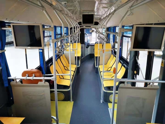 Elektryczny 30-osobowy luksusowy autobus pasażerski 12m Rozstaw osi 6100mm