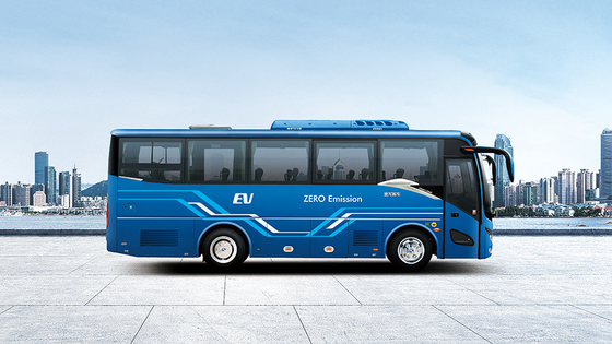 4300 mm Rozstaw osi Turystyczny autobus turystyczny Czysty elektryczny 39-miejscowy lewy układ kierowniczy