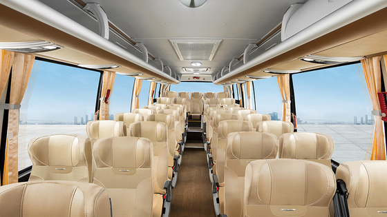 4300 mm Rozstaw osi Turystyczny autobus turystyczny Czysty elektryczny 39-miejscowy lewy układ kierowniczy