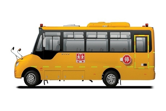 7,9 m Student Shuttle Bus 24 - 45 miejsc 140 KM Silnik Diesla Żółty autobus szkolny